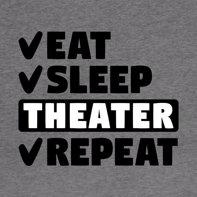 Eat, sleep, theater, repeat by colorsplash